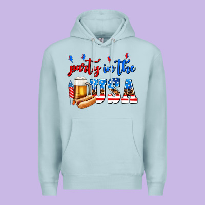 Party In The Usa Premium Hoodie Designed By Adodesignshop