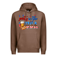 Chestnut party in the usa Premium Hoodie - AdoDesignShop