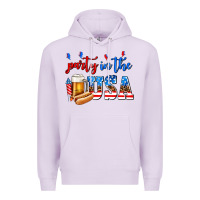 Lilac party in the usa Premium Hoodie - AdoDesignShop