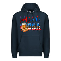 Navy party in the usa Premium Hoodie - AdoDesignShop
