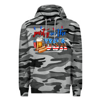 Slate Camo party in the usa Premium Hoodie - AdoDesignShop