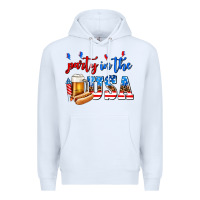 White party in the usa Premium Hoodie - AdoDesignShop