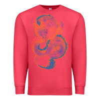 Cardinal blue and orange dragon Premium Sweatshirt - RanaPortraitStore