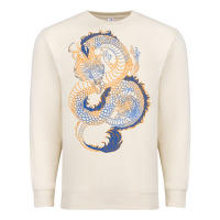 Sandshell blue and orange dragon Premium Sweatshirt - RanaPortraitStore
