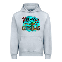 Heather Grey merry christmas wood slice ornament Urban Hoodie - JahusDesignShop