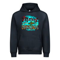 Navy merry christmas wood slice ornament Urban Hoodie - JahusDesignShop