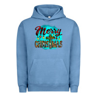 Merry Christmas Wood Slice Ornament Urban Hoodie | Teevron