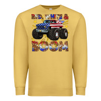 Antique Gold red white and boom Premium Sweatshirt - texasbilliewilder
