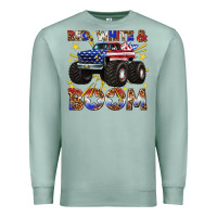 Seafoam red white and boom Premium Sweatshirt - texasbilliewilder
