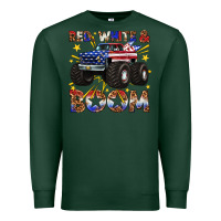 Sports Green red white and boom Premium Sweatshirt - texasbilliewilder