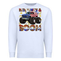 White red white and boom Premium Sweatshirt - texasbilliewilder