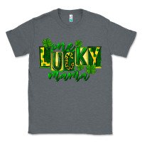 Charcoal Heather one lucky mama st patricks Classic Tee - FaDigitalArtStudio