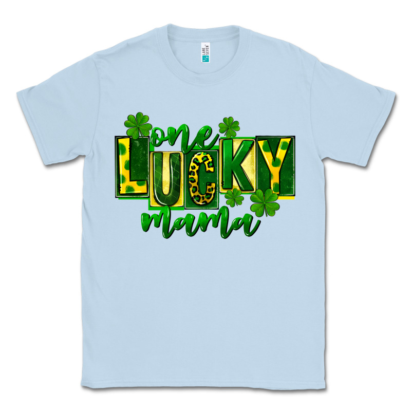 One Lucky Mama St Patricks Classic Tee by FaDigitalArtStudio | Teevron