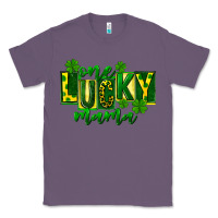 Lavender one lucky mama st patricks Classic Tee - FaDigitalArtStudio