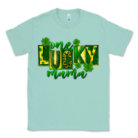 Seafoam one lucky mama st patricks Classic Tee - FaDigitalArtStudio
