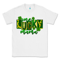 White one lucky mama st patricks Classic Tee - FaDigitalArtStudio