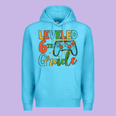 Leveled 6th Grade Premium Hoodie Designed By Jahusdesignshop