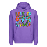 Purple leveled 6th grade Premium Hoodie - JahusDesignShop