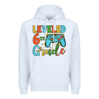 White leveled 6th grade Premium Hoodie - JahusDesignShop