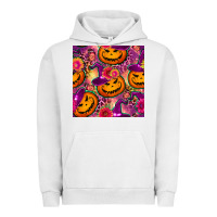Pigment Lunar Rock halloween witchy pumpkin seamless pattern Urban Hoodie - BundleAndBundleShop