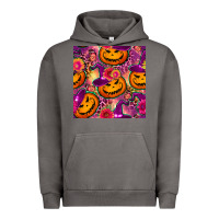 Pigment Tornado halloween witchy pumpkin seamless pattern Urban Hoodie - BundleAndBundleShop