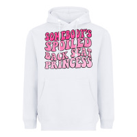 White somebodys spoiled back seat princess Heavyweight Hoodie - MaliasSmallBusiness