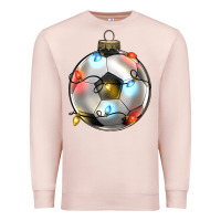 Pale Pink christmas  soccer Premium Sweatshirt - Zillion Design Studio