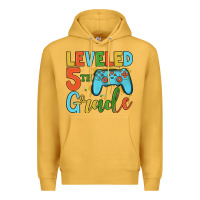 Mustard leveled 5th grade Premium Hoodie - JahusDesignShop