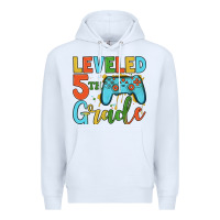 White leveled 5th grade Premium Hoodie - JahusDesignShop