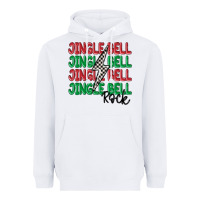 White jingle bell rock Heavyweight Hoodie - MaliasSmallBusiness