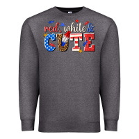 Charcoal Heather red white and cute billie wilder Premium Sweatshirt - texasbilliewilder