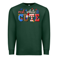 Sports Green red white and cute billie wilder Premium Sweatshirt - texasbilliewilder