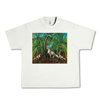Pistachio brachiosaurus Urban Heavy Tee - Artiststas