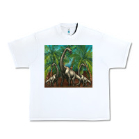 White brachiosaurus Urban Heavy Tee - Artiststas