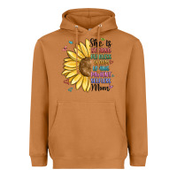 Meerkat she is strong fearless warm loving mom Heavyweight Hoodie - MaliasSmallBusiness