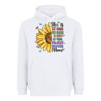 White she is strong fearless warm loving mom Heavyweight Hoodie - MaliasSmallBusiness