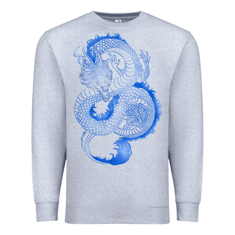 Blue Dragon Premium Sweatshirt by RanaPortraitStore | Teevron