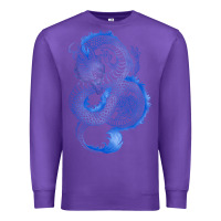 Purple blue dragon Premium Sweatshirt - RanaPortraitStore