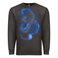 Smoke blue dragon Premium Sweatshirt - RanaPortraitStore