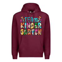 Burgundy team kindergarten Premium Hoodie - JahusDesignShop