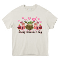 Happy Valentines Day Yoda Heavy Core Tee | Teevron