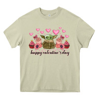 Mossy happy valentines day yoda Heavy Core Tee - CowhideDigitalArt