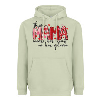 Matcha this mama wears her heart on her gleeve Heavyweight Hoodie - MaliasSmallBusiness