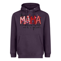 Plum this mama wears her heart on her gleeve Heavyweight Hoodie - MaliasSmallBusiness