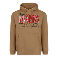 Toasted Coconut this mama wears her heart on her gleeve Heavyweight Hoodie - MaliasSmallBusiness