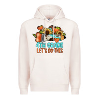 Pale Pink 4th grade let's do this Premium Hoodie - JahusDesignShop
