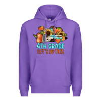 Purple 4th grade let's do this Premium Hoodie - JahusDesignShop