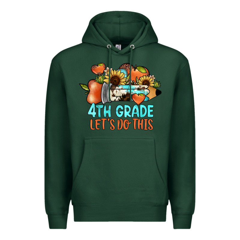 4th Grade Let's Do This Premium Hoodie by JahusDesignShop | Teevron