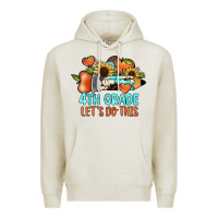 Oatmeal Heather 4th grade let's do this Premium Hoodie - JahusDesignShop