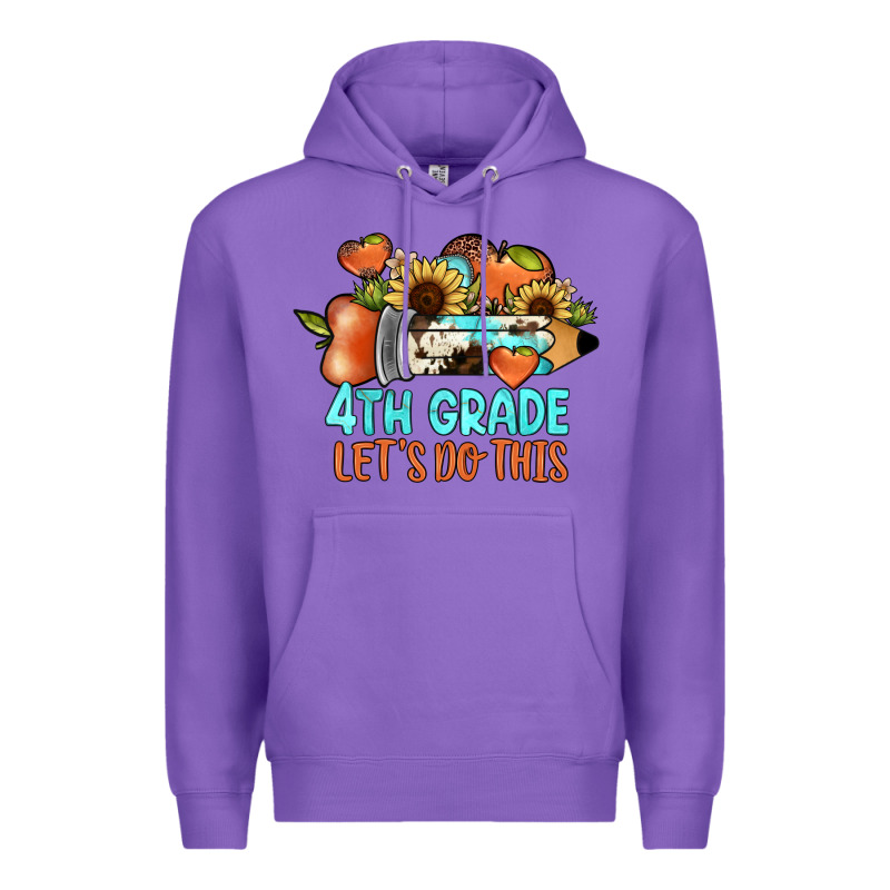 4th Grade Let's Do This Premium Hoodie by JahusDesignShop | Teevron